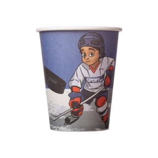 Paper cups Hockey dream 8 pcs