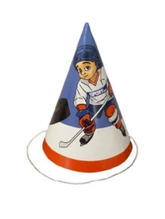 Paper hats Hockey dream 6 pcs